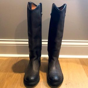 FRYE genuine leather tall boot